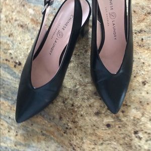 Women’s Black Slingbacks